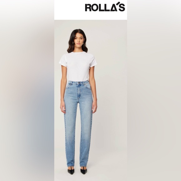 ROLLA'S Denim - ROLLA'S Women Jeans High Rise Light Blue